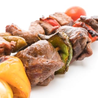 1 beef kabob